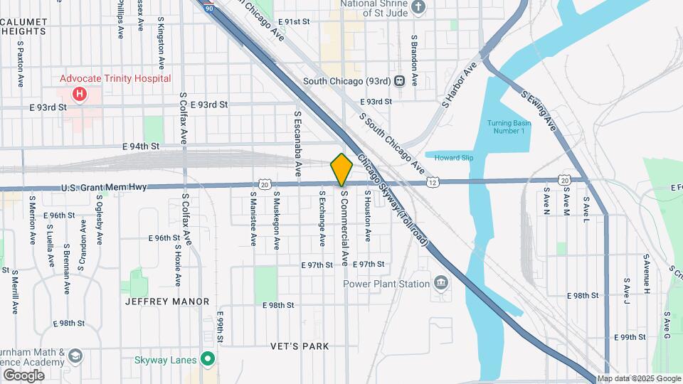 9508 S Commercial Ave Map and Location Details