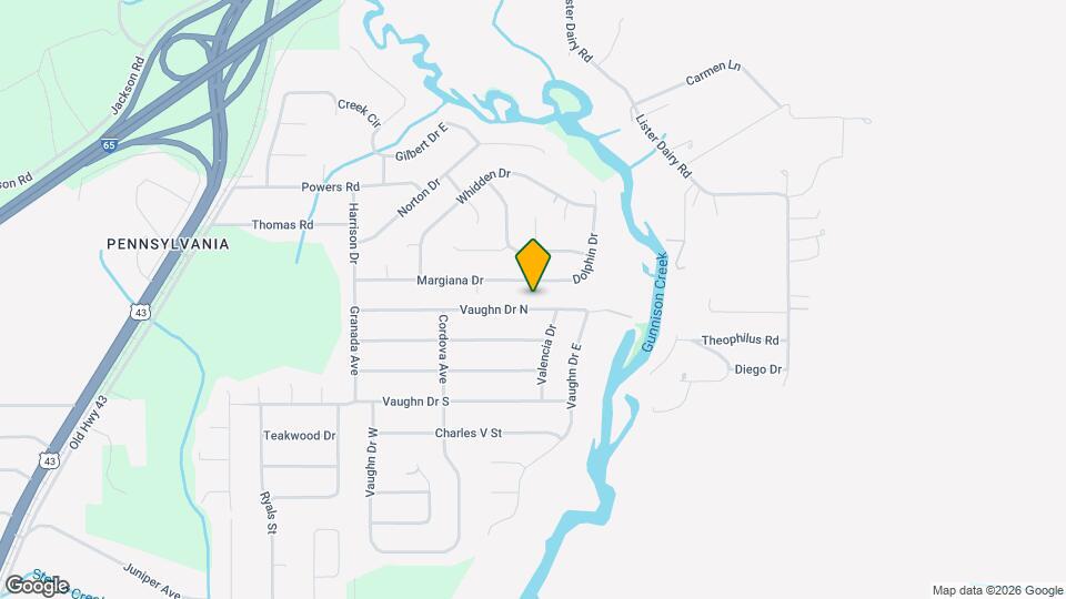 613 Vaughn Dr N Map and Location Details