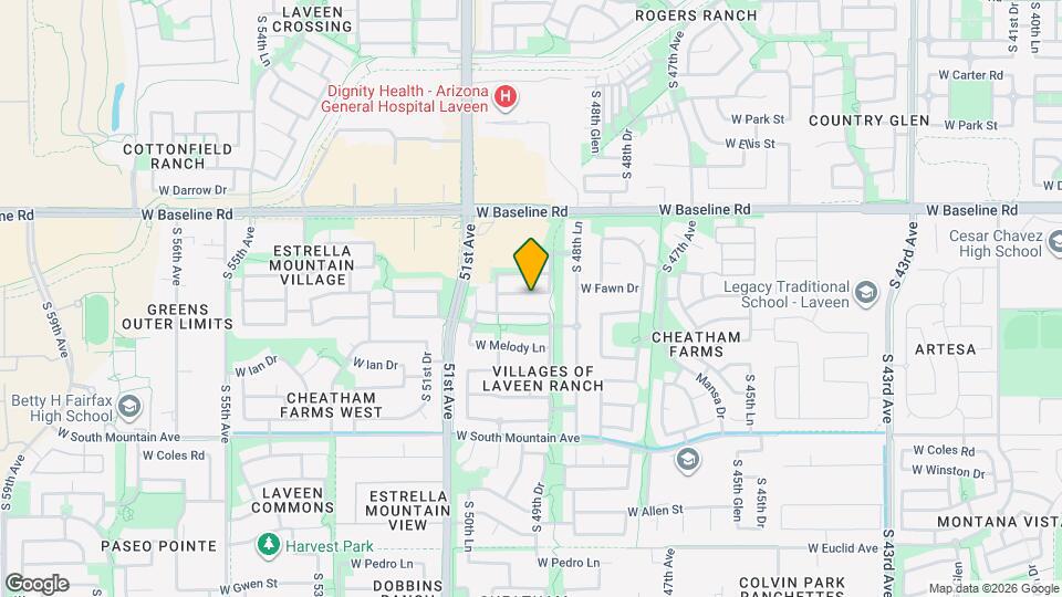 4929 W Fawn Dr Map and Location Details