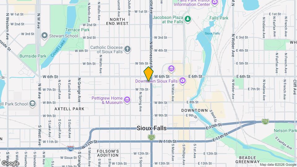 313 N Minnesota Ave Map and Location Details