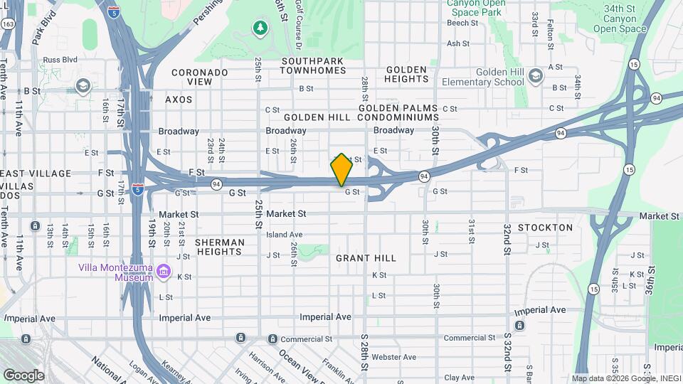 2727 1/2 G St Map and Location Details