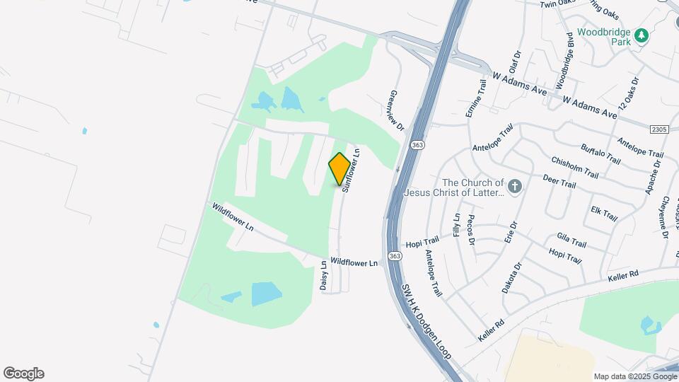 4512 Sunflower Ln Map and Location Details