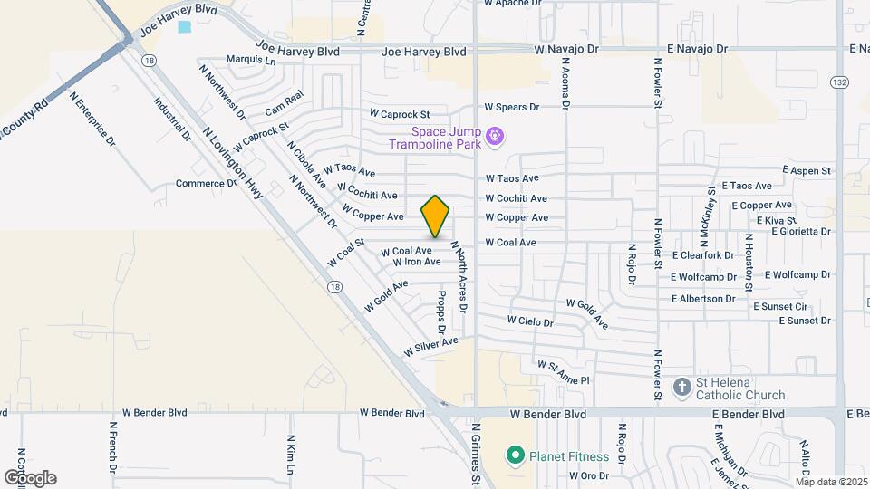 907 W Coal Ave Map and Location Details