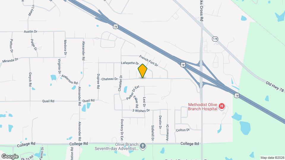 10571 Chateau Dr Map and Location Details