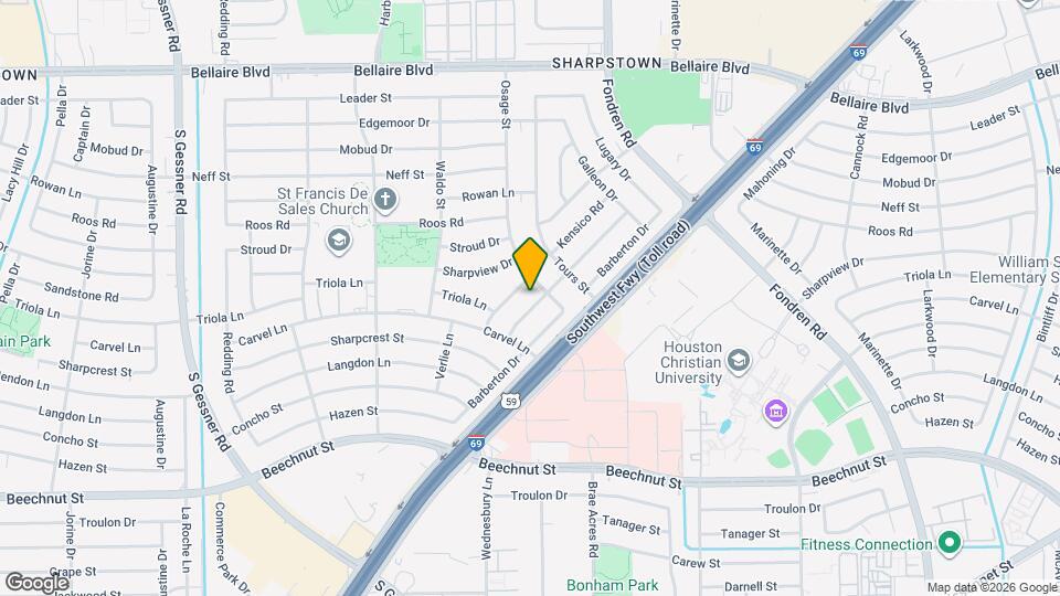 7710 Romney Rd Map and Location Details