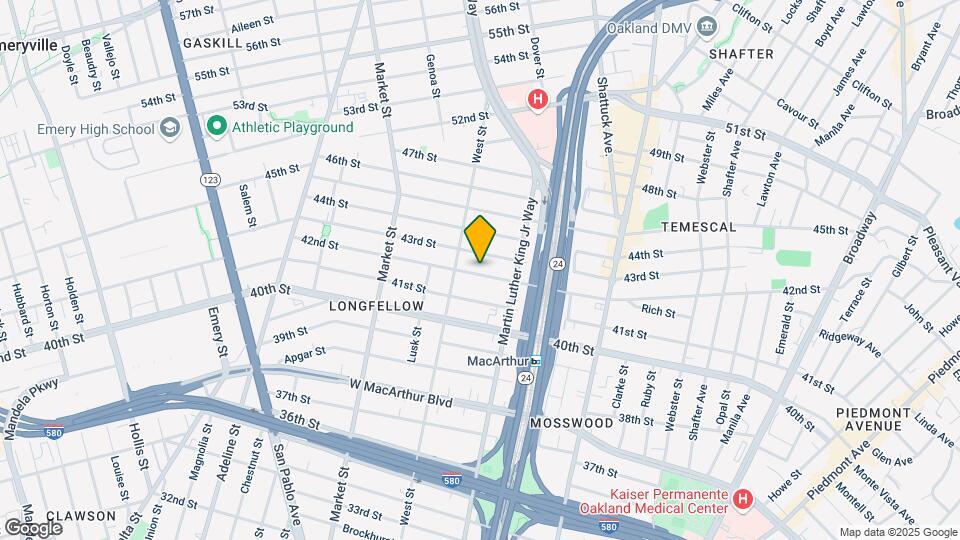 680 42nd St Map and Location Details