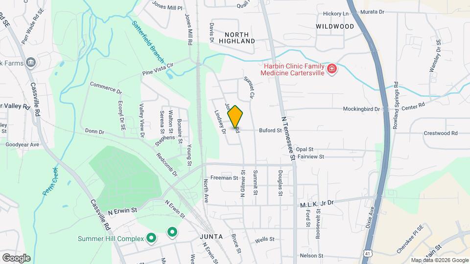 702 Jones Mill Rd Map and Location Details