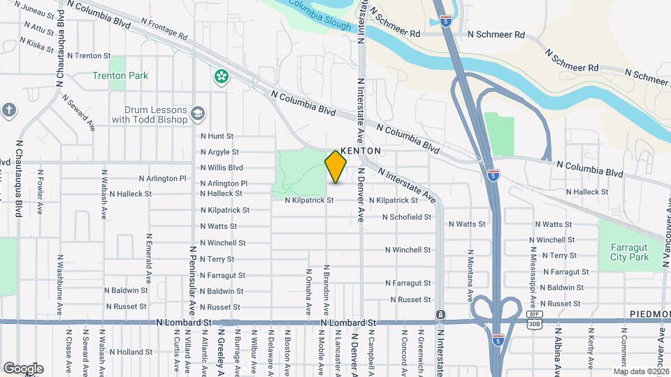 2120 N McClellan St Map and Location Details