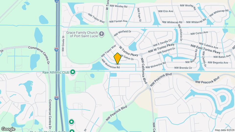 6025 NW Wolverine Rd Map and Location Details