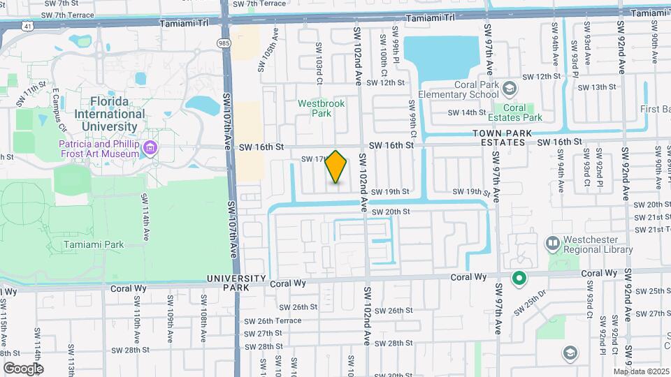 1822 SW 102nd Pl Map and Location Details