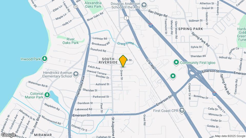 3365 Drew St, Unit 1 Mapa y Detalles de la Ubicación