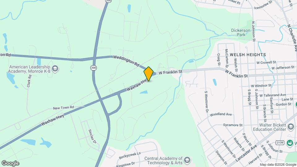 1911 Waxhaw Hwy Mapa y Detalles de la Ubicación