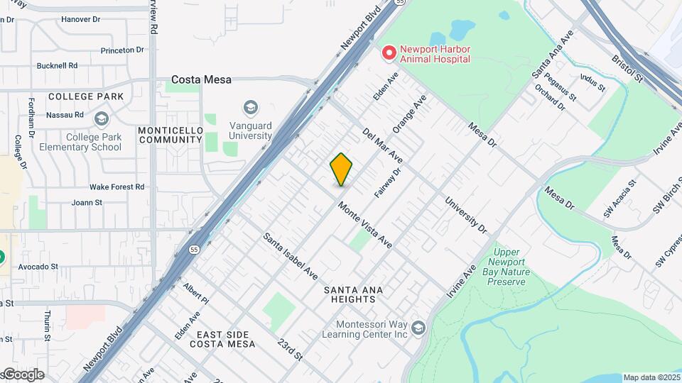 2509 Orange Ave Mapa y Detalles de la Ubicación