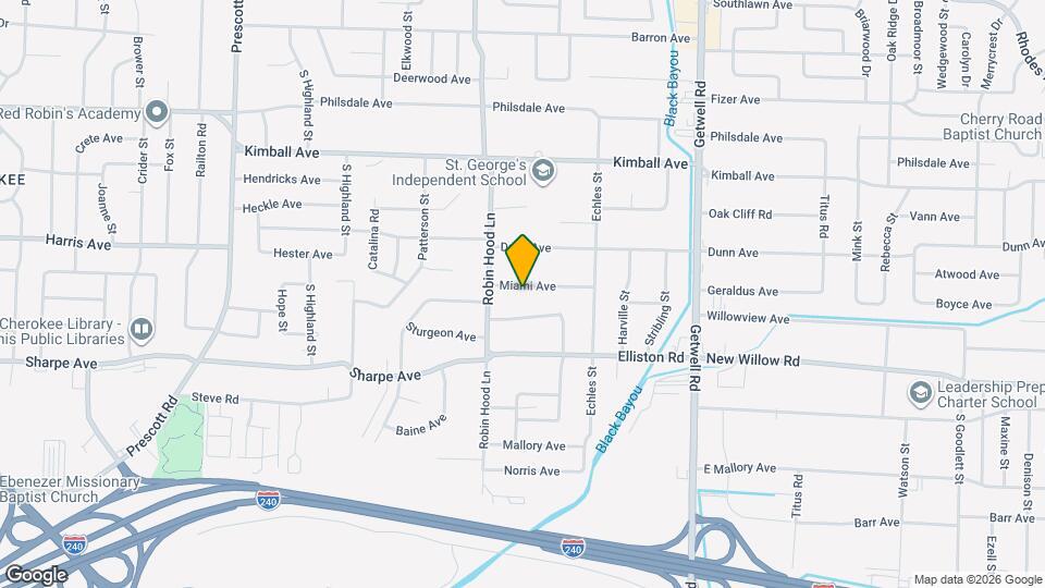 3733 Miami Ave Map and Location Details