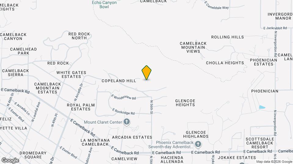 5400 E Valle Vista Rd Map and Location Details