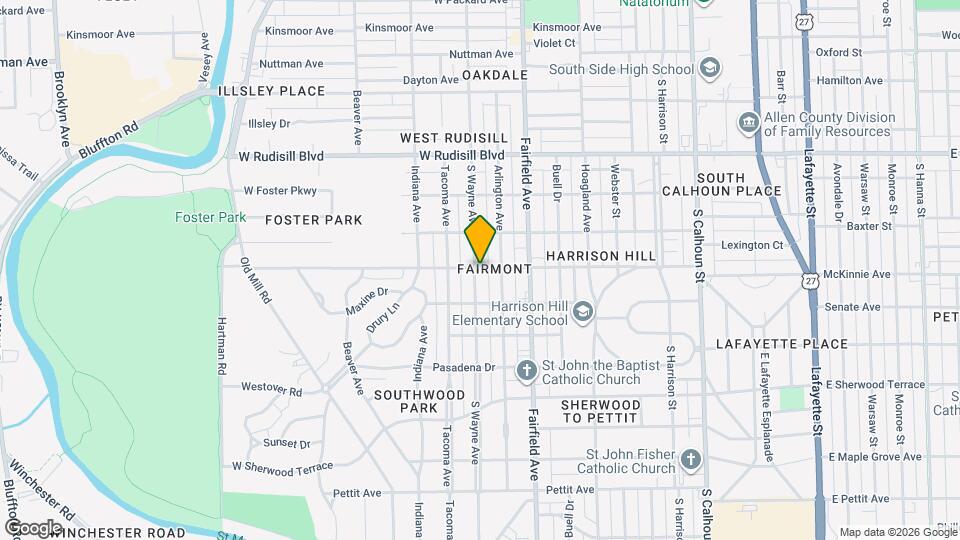 4201 S Wayne Ave Map and Location Details