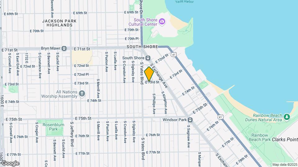 2423 E 73rd St Map and Location Details