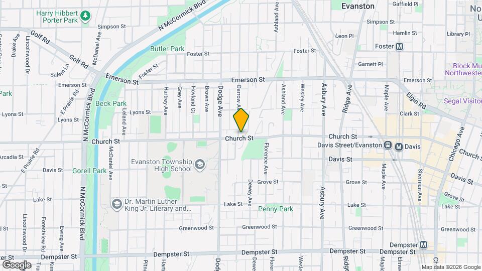 1703 Darrow Ave Map and Location Details