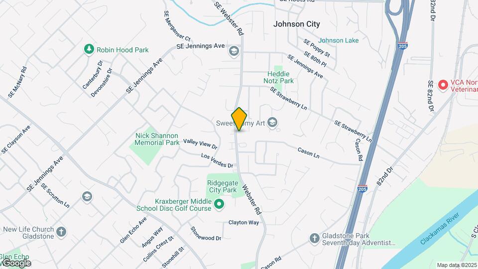 17190 SE Webster Rd Mapa y Detalles de la Ubicación