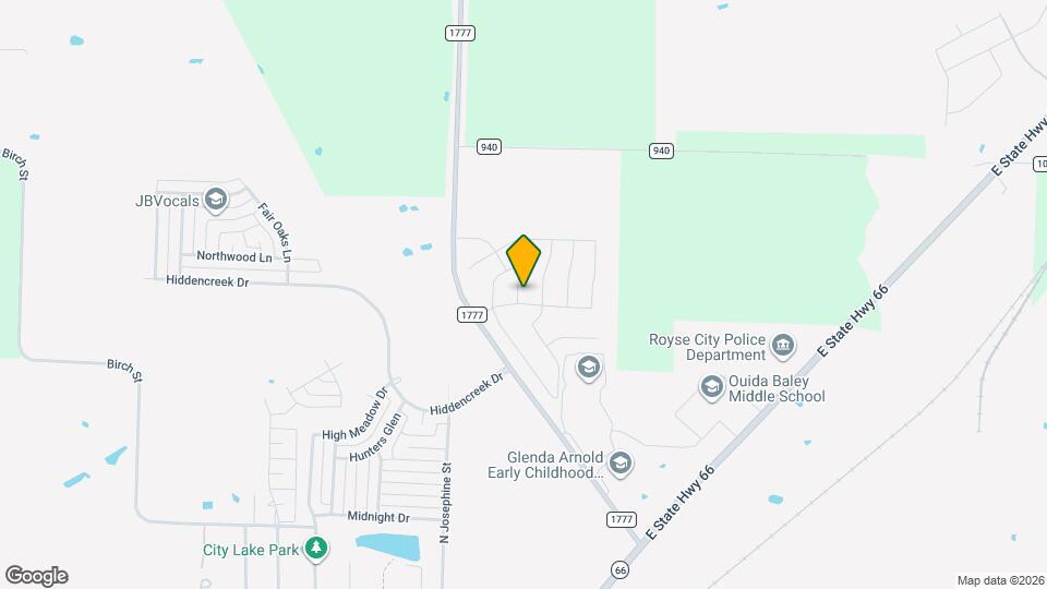 1904 Louis Miller Dr Map and Location Details