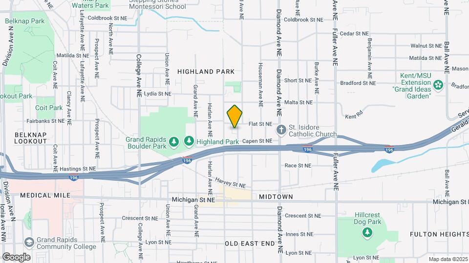 619 Emerald Ave NE Map and Location Details