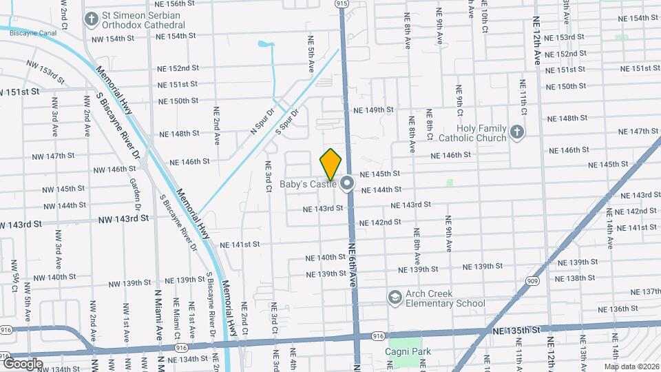 14410 NE 5th Pl Map and Location Details