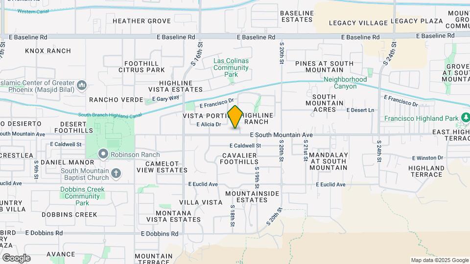 1812 E South Mountain Ave Map and Location Details