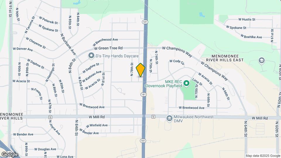6600 N 77th St Map and Location Details