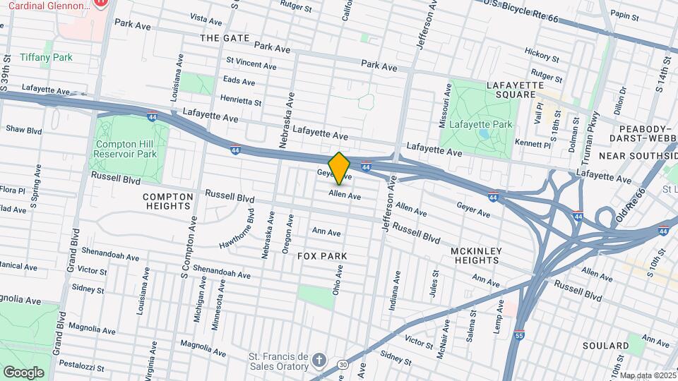 2725 Allen Ave Map and Location Details