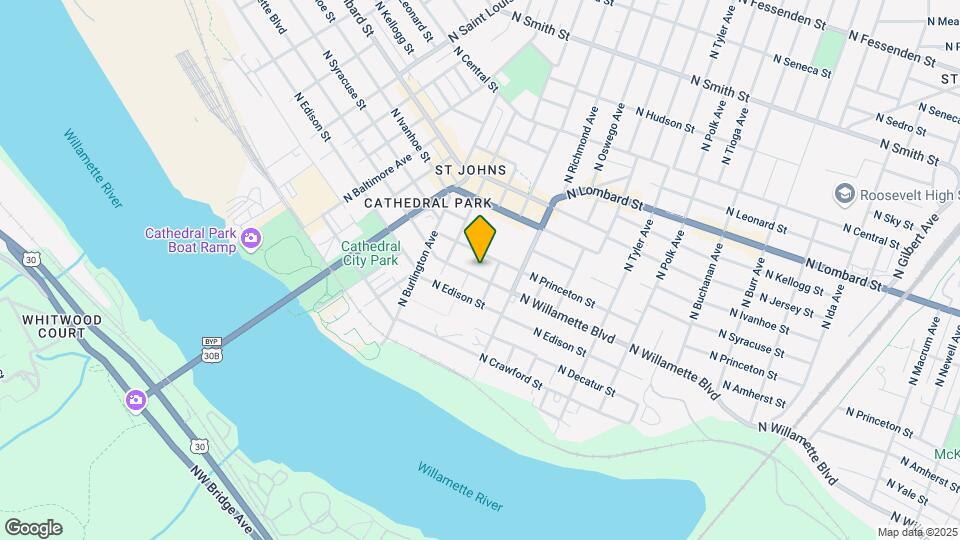 8321-8335 N Willamette Blvd Map and Location Details
