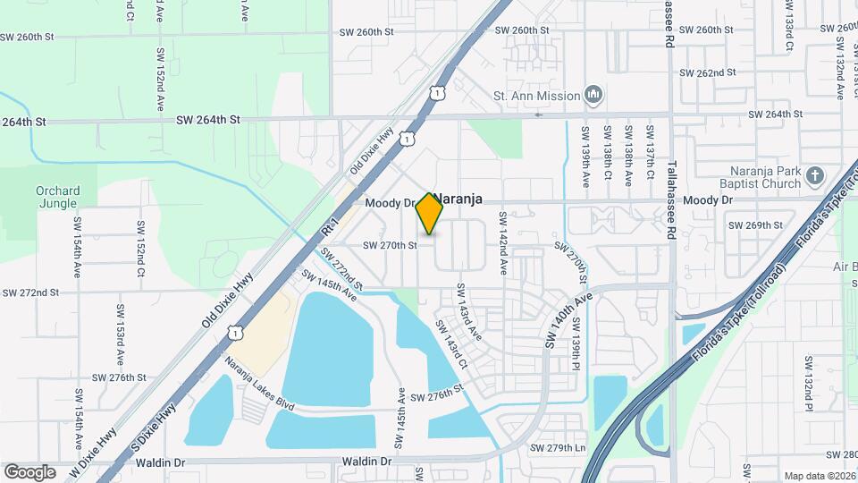 26980 SW 143rd Pl Map and Location Details