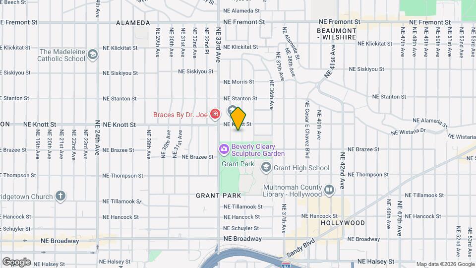 2605 NE 35th Ave Map and Location Details