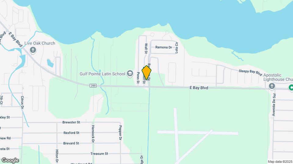 2717 Bay Club Dr Map and Location Details