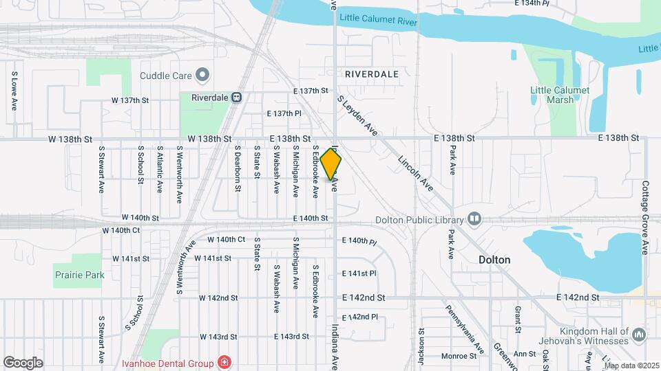 13906 S Indiana Ave Mapa y Detalles de la Ubicación