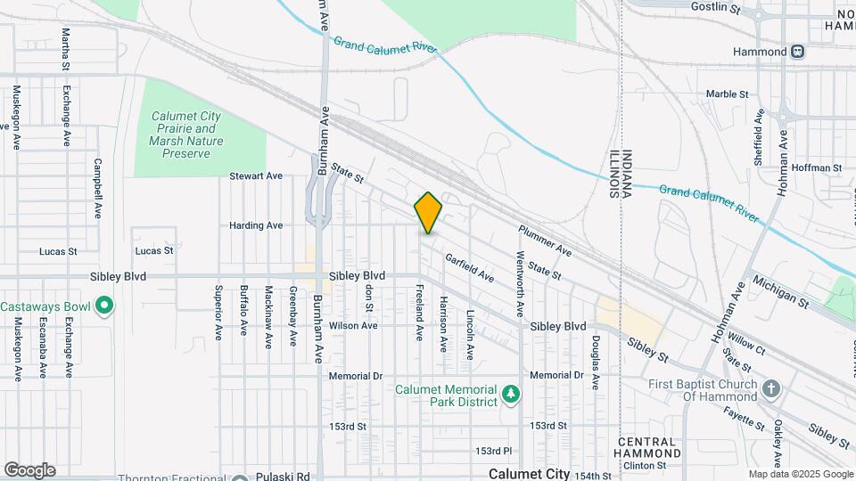 544 Garfield Ave Map and Location Details