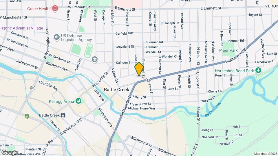 173 Capital Ave NE Mapa y Detalles de la Ubicación