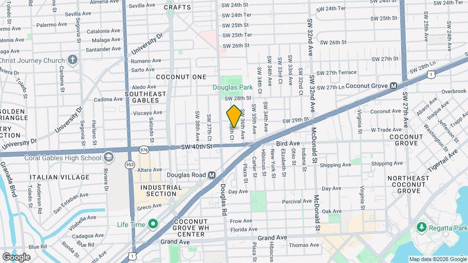 2943 SW 36th Ct Map and Location Details