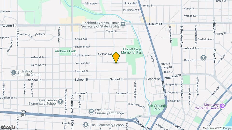 1146 Fairview Ave Map and Location Details