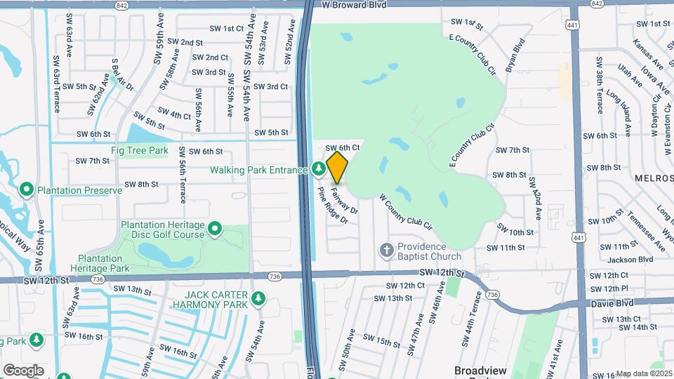 828 Fairway Dr Map and Location Details