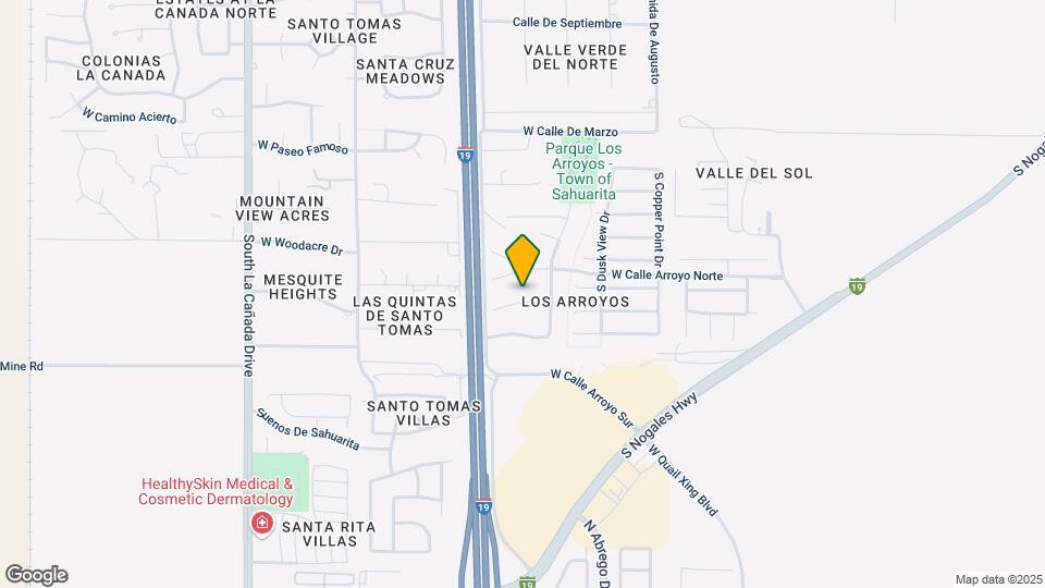 878 W Placita El Cauce Rico Map and Location Details