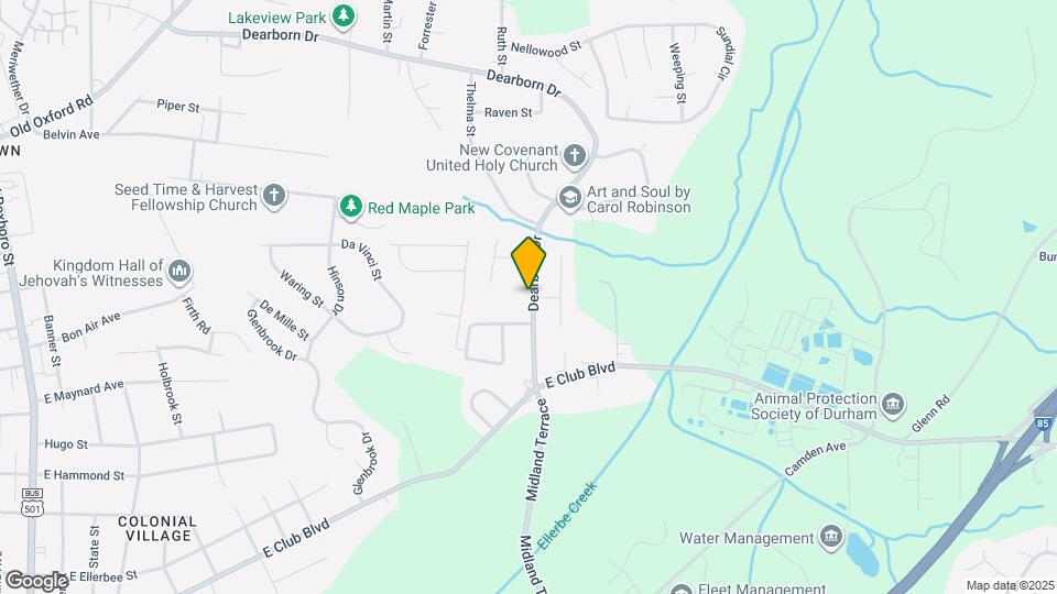 2515 Dearborn Dr Map and Location Details