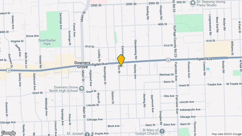 4323 Elm St Map and Location Details