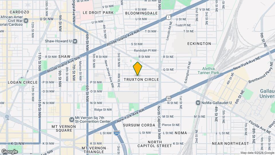 1522 1st St NW Map and Location Details