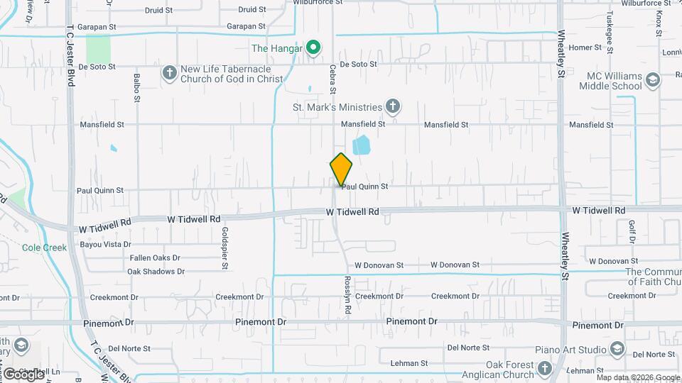 2125 Paul Quinn St Map and Location Details
