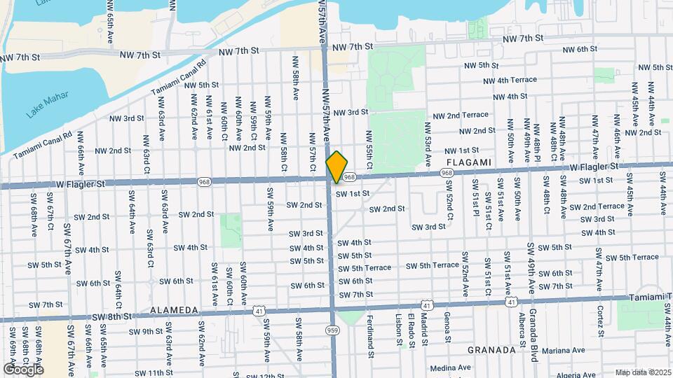 5675 SW 1st St Map and Location Details