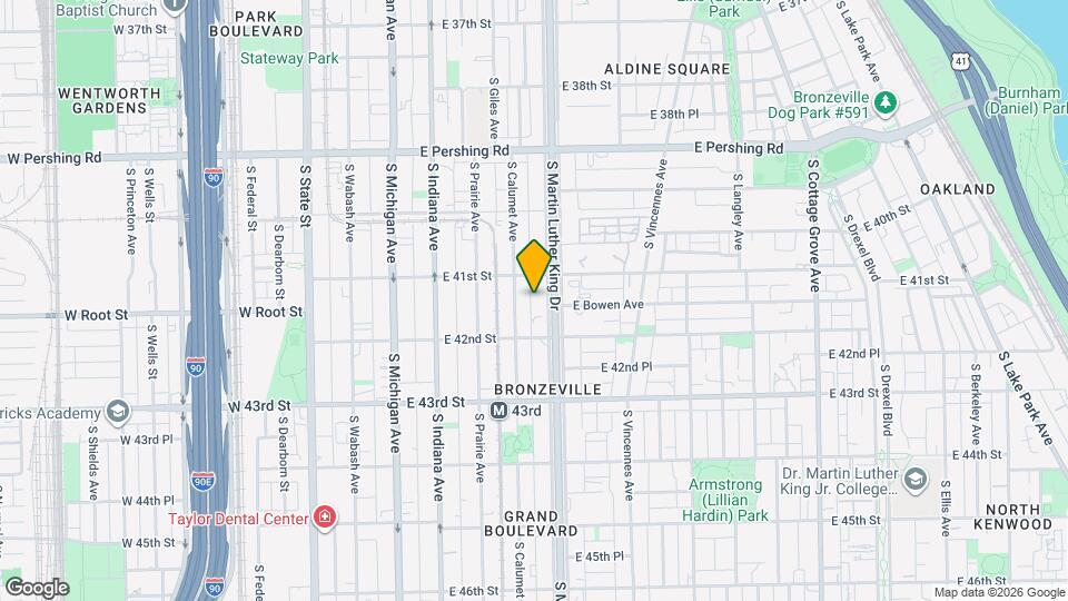 4118 S King Dr Map and Location Details