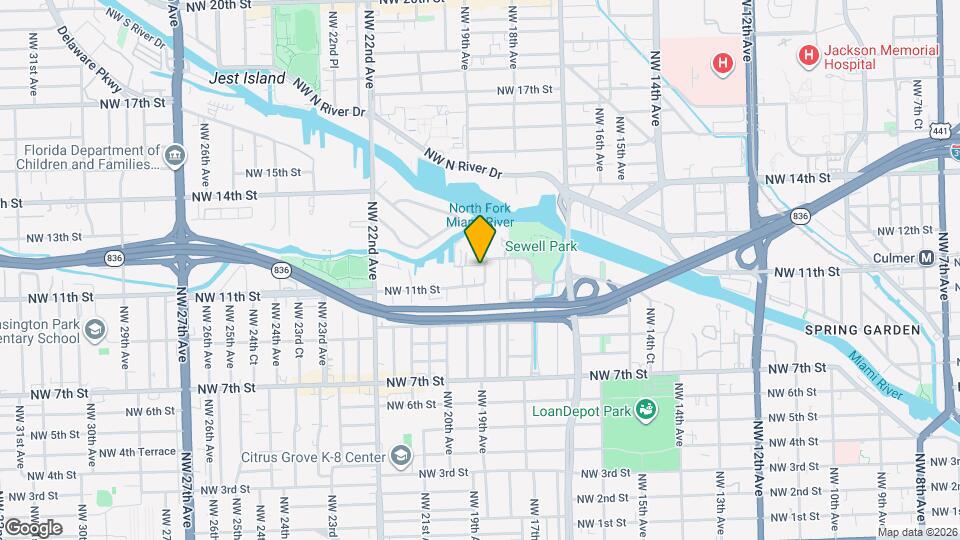 1194 NW 19th Ave Map and Location Details