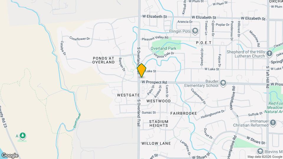 3036 W Prospect Rd Mapa y Detalles de la Ubicación