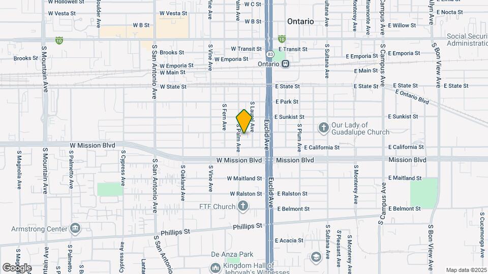 215 W Nevada St Map and Location Details