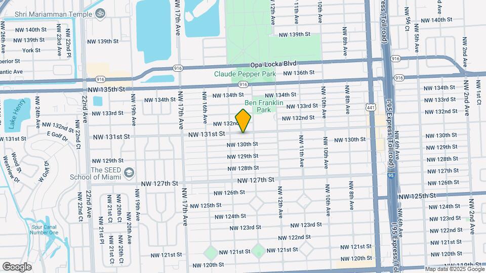 1340 NW 131st St Map and Location Details